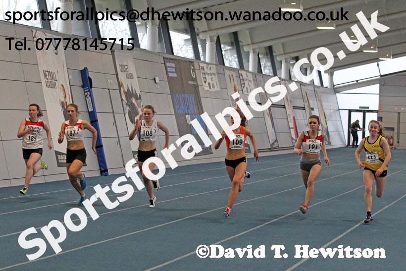 60 metres, North Eastern Indoor Champs. Photo: David T. Hewitson/Sports for All Pics